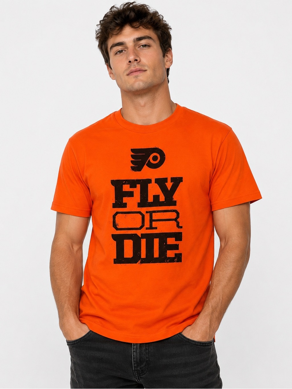 Philadelphia Flyers Fly Or Die Wells Fargo Center Giveaway Tee XL